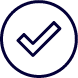 Check mark to represent going live