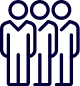 Group of people to represent extension of team