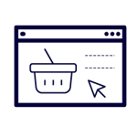 Icon image of website page to represent orphan pages