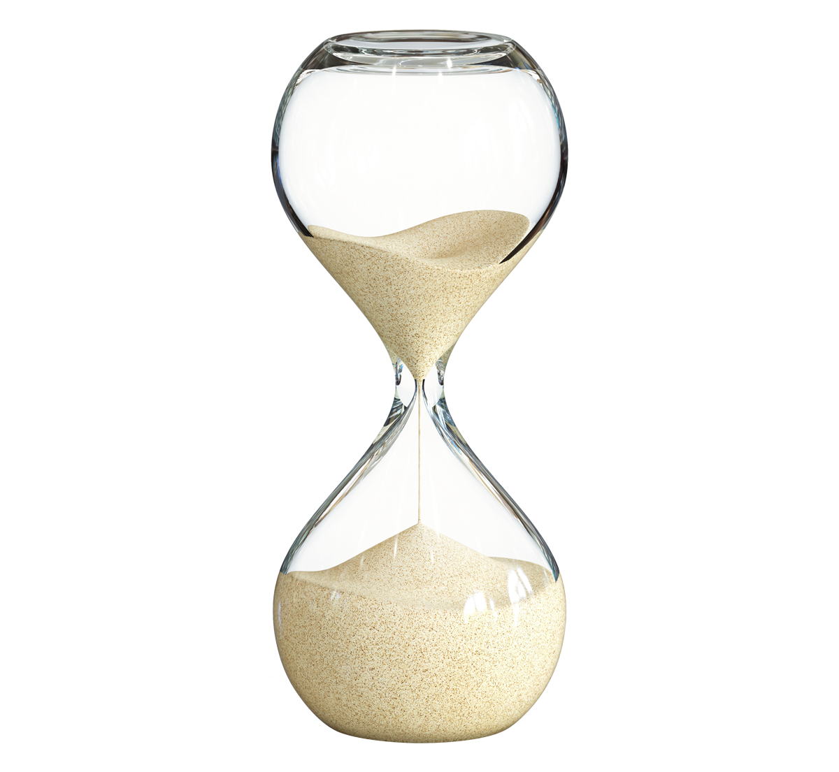 Image of hour glass representing website load times